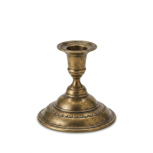 <b>Black</b> Iron <b>Candlestick</b> Holder With Ring Handle Durable Home Decoration Metal Candle Stand Tabletop Candle Holder - Product Image 6