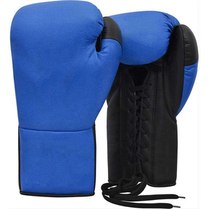 Guantes de Boxeo de Cuero Rojo con Cierre de Cordones en la Muñeca para Adultos Unisex, Equipo de Entrenamiento Transpirable, Nuevo Modelo 2026 - Product Image 6