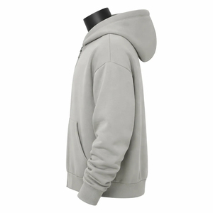 Nouveau design de sweat-shirt à capuche en molleton pour homme, couleur unie, coupe classique, décontracté, automne, 100 % coton, pull tricoté avec poche - Product Image 1