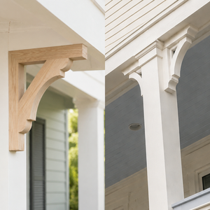 Solid <b>Wood</b> Carved <b>Corbels</b> High Quality Traditional Eco-Friendly Decorative Brackets Interior Exterior Wall Support Hospital - Product Image 4