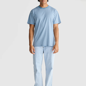 Camisetas de Verano para Hombre, 100% Algodón, Estampado en Serigrafía, Transpirables, de Secado Rápido, Ecológicas, Cuello Acanalado, Hombros Caídos, Estilo Urbano - Product Image 4