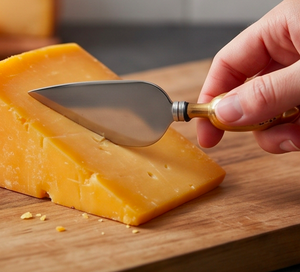 3 Piece Stainless Steel <b>Cheese</b> Knife Set With Gold Mouse Shaped Handles Spreader <b>Grater</b> Tools For Kitchen Use - Product Image 4