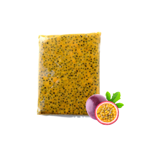 Vente flash - Meilleur prix - Qualité supérieure - Délicieux fruit de la passion surgelé IQF sans pépins - Emballé en sac de 2 kg - Product Image 1