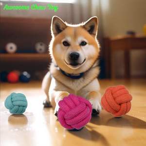 Juguetes de Cuerda de Algodón con Nudos de Colores Personalizables para Cachorros y Perros Grandes, para Masticar, Jugar y Aliviar el Aburrimiento - Product Image 5