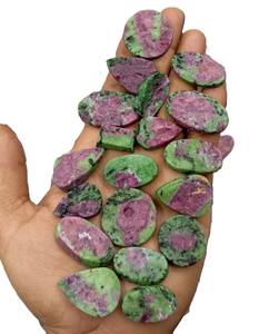 ARTS JEWELS Pierre précieuse naturelle en quartz, cabochon taille ovale, en vrac |   Fournitures de fabrication de bijoux roses |   Cristaux de guérison en gros - Product Image 1