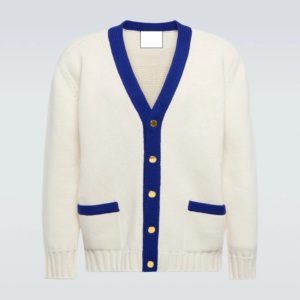 Make Your Custom Good Quality V-Neck for Sorority/Fraternity/Schools/Colleges/Universities Logo Knitted <b>Cardigans</b> <b>Sweaters</b> - Product Image 1