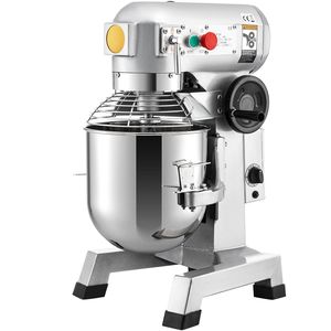 Impastatrice Commerciale in Acciaio Inox da 1100W 30Qt con 3 Velocità e Funzione Timer per Uso in Panetteria - Product Image 1