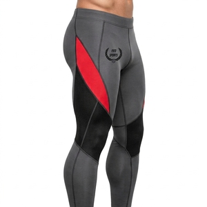 <b>Men</b> <b>Legging</b> Premium Custom Fitness Tights <b>Compression</b> Sportswear Breathable Polyester Fabric Stretch Construction Moisture - Product Image 3