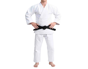 Kimono de BJJ 100% Algodón Antiencogimiento con Bordado Personalizado en la Parte Delantera, Unisex, Corte Regular para Adultos, 220g - Product Image 3