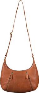 Nuevo Bolso Hobo de Cuero Genuino para Mujer, Correa de Hombro Ajustable, Cierre de Cremallera, Estilo Clásico, Color Marrón, Uso Diario, Hecho en India - Product Image 4