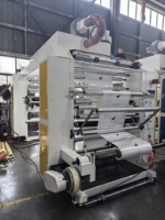 Machine d'impression flexographique bicolore pour films d'emballage souples, économique et durable