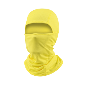 Masque de ski noir personnalisé pas cher en polyester respirant avec protection solaire intégrale pour cyclistes et motards - Product Image 5