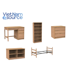 2024 Innovations uniques de chambre à coucher en bois dur en contreplaqué de qualité pour le logement étudiant et l'utilisation d'appartement Direct Vietnam Source Manufacture - Product Image 1