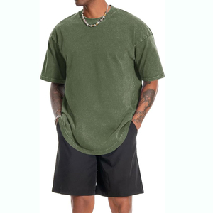 Toutes les tailles et couleurs disponibles T-shirt à manches courtes pour homme - Style streetwear 100% coton Séchage rapide et écologique Mode estivale - Product Image 6