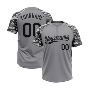 Maillot de baseball rouge unisexe pour adulte, imprimé 'Birthday 5', à manches courtes, en polyester, coupe classique, boutonné sur le devant, respirant, personnalisable pour équipe - Product Image 2