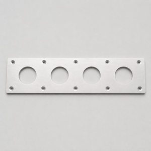 Fabricant de plaques de montage en aluminium découpées au laser sur mesure OEM pour pièces d'assemblage d'équipements - Product Image 4