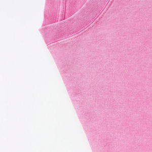 เสื้อยืดโอเวอร์ไซส์สไตล์วินเทจสำหรับผู้ชายและผู้หญิง ล้างสีแบบแอซิด ทรงไหล่ตก ผลิตตามสั่ง สำหรับการจำหน่ายปลีก - Product Image 5
