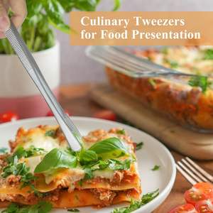 3 pinces à épiler dentelées de précision durables en acier inoxydable, pinces de cuisine pour manucure, marque UBI, logo personnalisé - Product Image 2