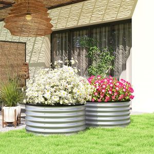 Pots et jardinières en métal, décoration élégante pour le jardin - Product Image 1