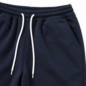 Pantalones Deportivos Azul Marino para Hombre, Corte Holgado, Cintura Elástica con Cordón, Pantalones Casuales con Bolsillos Laterales - Product Image 4