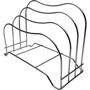 3 Tier Stainless Steel Dish Drying <b>Rack</b> with Cutlery Holder and Glass Stand Large Capacity <b>Kitchen</b> Countertop <b>Storage</b> Organizer - Product Image 3