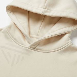 Unisex Autumn Cotton Hoodie <b>Embroidery</b> Logo Plain Dyed Premium Fleece Oversized <b>Sweatshirt</b> Brand Orders Customized Color Top - Product Image 4