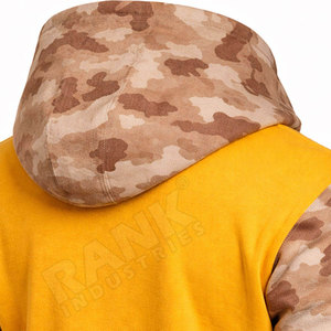 Sweats à capuche basiques pour hommes en coton mélangé et au look minimaliste, sweats à capuche sur mesure avec logo - Product Image 4