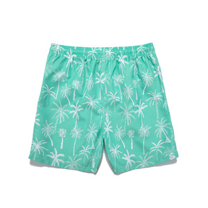 Shorts décontractés d'été pour hommes, coupe ample, taille élastique, motif floral, en toile, longueur genou, vente en gros à bas prix - Product Image 5