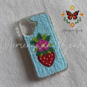 Étui de téléphone portable classique en satin écologique avec perles de cristal, antichoc, avec cordon et accessoire pour sac à dos - Product Image 4