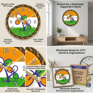 นาฬิกาแขวนผนังพิมพ์ลายเฉพาะบุคคลระดับพรีเมียม ลายผู้นำทางการเมือง สำหรับวันแม่และวันพ่อ - Product Image 2