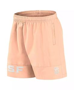 Pantaloncini da bagno rosa chiaro di San Francisco giganti da uomo | Fanatici - Product Image 2