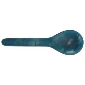 Cuchara de Resina Hecha a Mano con Temática Oceánica, Cuchara de Postre de Lujo con Conchas Marinas y Brillo Dorado, Estilo Costero - Product Image 2
