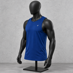 Camisetas sin mangas de punto para hombre, informales, para gimnasio, de secado rápido, transpirables, anti-bolitas, para entrenamiento - Product Image 3