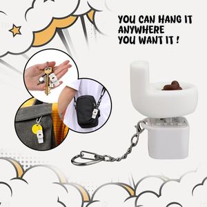 Fidget Cube per Adulti, Giocattolo Antistress a Forma di Tastiera, Portachiavi per Persone Impegnate - Product Image 5