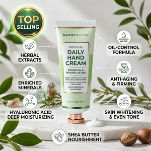 Top Selling Daily Hand Cream Herbal Mineral Hyaluronic Acid Oil-Control Anti-Aging Whitening Moisturizing Nourishing Shea ODM - Product Image 2