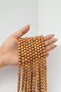Perles en bois naturel de qualité supérieure sur le thème du sport pour la fabrication de bijoux, vente en gros mondiale - Product Image 4