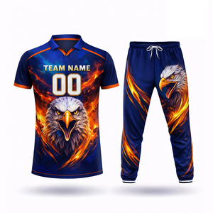 Uniforme de Cricket Profesional Personalizado con Diseño de Logotipo Sublimado Completo - Product Image 4