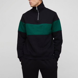 Sudadera de Hombre de Alta Calidad con Cierre de Cremallera, Diseño de Parches Estampados, Tejido Transpirable, Patrón Sólido, Sudadera Moderna - Product Image 2
