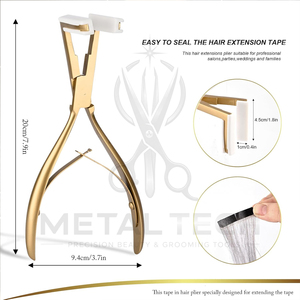 Buen Proveedor, Última Tendencia, Kit de Herramientas para Extensiones de Cabello de Alta Gama, Totalmente Personalizado, Duradero, con Acabado en Dorado, para Salón y Belleza - Product Image 4