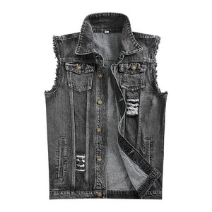 Chaleco Vaquero Informal para Hombre, Transpirable, para Invierno, Cómodo, Corte Regular, Tela Suave, Moda para el Día a Día - Product Image 1