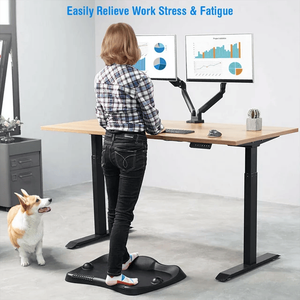 Tapis de sol ergonomique anti-fatigue 22''x 27'' pour bureau debout, idéal pour la maison et le bureau - Product Image 1