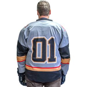 Top Sale Blank Ice Hockey Uniform Top Quality Wholesale Custom Design Ice Hockey Jersey Sublimation Printed Team Hockey Jersey - Product Image 6