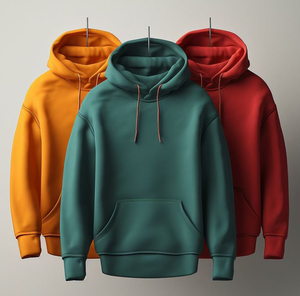 Sudadera con Capucha de Algodón Grueso, Unisex, Estilo Urbano, con Estampado Puff, Sudadera con Logotipo de Alta Calidad para Hombre y Mujer - Product Image 2
