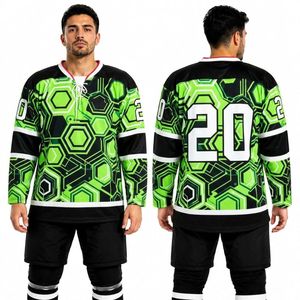 Maillots de hockey sur glace professionnels Urban Red Digital Camo, anti-boulochage, de qualité supérieure, pour équipes, sublimation. - Product Image 5