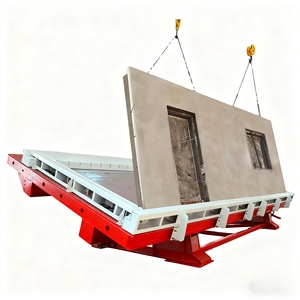 Machine à dalles en béton préfabriqué, machines de fabrication de maisons en béton préfabriqué, table basculante hydraulique pour panneaux muraux en béton préfabriqué - Product Image 1