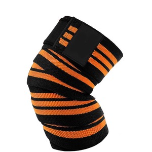 Weight lifting <b>knee</b> wraps heavy <b>support</b> for squats gym training elastic <b>compression</b> <b>knee</b> wraps powerlifting leg workout gear - Product Image 2