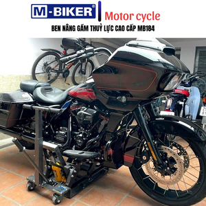 Soporte para motocicleta MBIKER, gato elevador hidráulico, garantía de 1 año para Davidson MB184, acero con recubrimiento en polvo, diseño clásico de Vietnam - Product Image 4