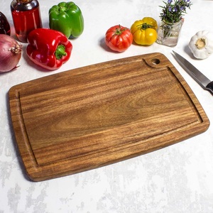 Tabla de Cortar Rectangular Ranurada con Orificio para Colgar, Superficie Lisa y Gruesa, Ideal para Cortar, Servir y Tareas Diarias de Cocina - Product Image 5