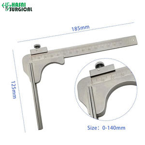 Regla Ortopédica Manual de Acetábulo y Calibrador de Articulaciones de Acero Inoxidable de Calidad Premium - Product Image 1
