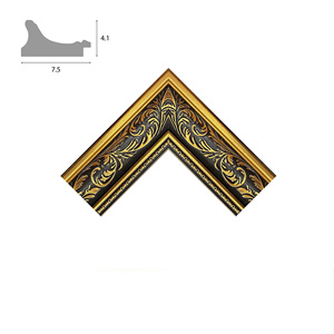 Marco de Fotos de Poliestireno PS Estilo Americano, Moldura Ajustable Minimalista con Borde Ancho, Marco de Fotos Personalizado OEM Extra Grande - Product Image 1